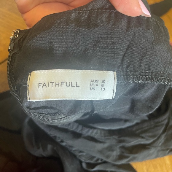 Faithful the Brand Black Cedric Jumpsuit Size 6 - Picture 5 of 8